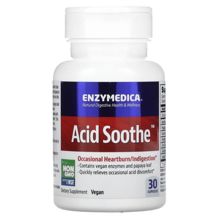 Enzymedica Acid Soothe 30 капс