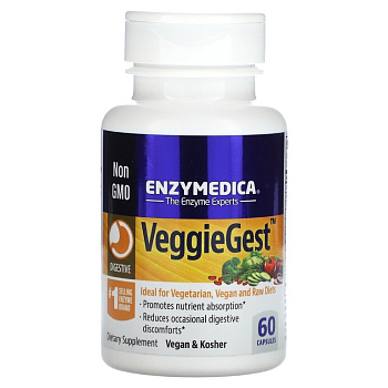 Enzymedica VeggieGest 60 капс.