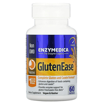 Enzymedica GlutenEase, 60 капсул