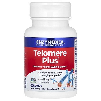 Enzymedica Telomere Plus, 30 капсул Enzymedica Telomere Plus, 30 капсул